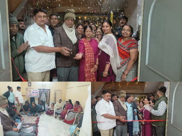 वार्ड नंबर 19 में चुनाव कार्यालय का शुभारंभ, आशीष शर्मा ने शालू को दिया जीत का मंत्र