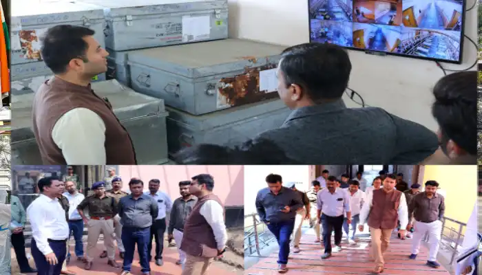 Raigarh News: कलेक्टर कार्तिकेया गोयल पहुंचे स्ट्रांग रूम, तैयारियों का लिया जायजा