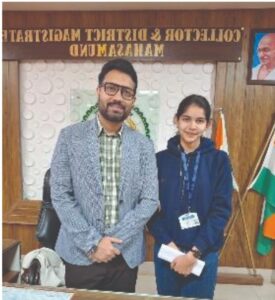 परीक्षा पे चर्चा 2026 : प्रथम चरण में महासमुंद की बेटी कु. सृष्टि साहू का हुआ चयन, स्वामी आत्मानंद विद्यालय, नयापारा की छात्रा को दिल्ली आमंत्रण