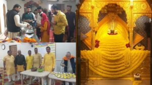 Raigarh News: श्याम बाबा को समर्पित हुआ श्रद्धा का पीताम्बरी वस्त्र, भक्तों को किया गया निःशुल्क पीताम्बरी पट