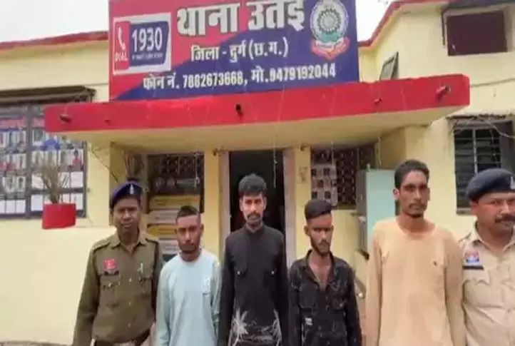 दुर्ग पुलिस ने नशीली टैबलेट्स के अवैध कारोबार का किया भंडाफोड़, 3 गिरफ्तार