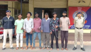 रायपुर पुलिस का बड़ा कारनामा: डकैती की साजिश नाकाम, 6 बदमाश गिरफ्तार