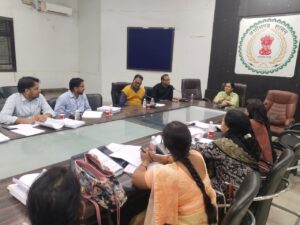 स्वीप कार्यक्रम अंतर्गत प्रोफेसर नोडल अधिकारियों की बैठक सह प्रशिक्षण आयोजित