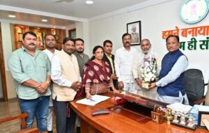 मुख्यमंत्री विष्णु देव साय से जिला साहू संघ के प्रतिनिधिमंडल की सौजन्य मुलाकात