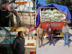 Jashpur News: अवैध धान परिवहन पर जशपुर पुलिस की सक्रिय नजर, एक ट्रक और दो पिकअप से 149 क्विंटल धान जप्त, झारखंड से लेकर आ रहे थे धान