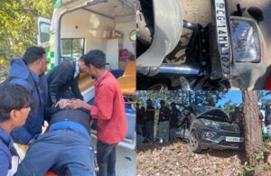 जशपुर में दो बड़े सड़क हादसे; पेड़ से टकराई कार और स्कॉर्पियो-बाइक की भिड़ंत, 6 लोग गंभीर रूप से घायल 