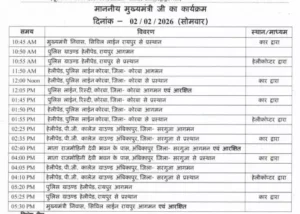  CM साय का आज सरगुजा-कोरबा दौरा, अचानक बढ़ी प्रशासनिक हलचल