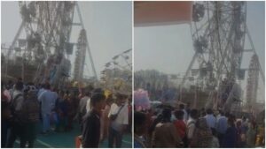 शिवरीनारायण मेले में बड़ा हादसा, आकाश झूला टूटने से महिला समेत 6 घायल