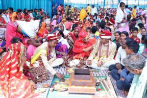 Raigarh News: ऐतिहासिक दिन; मुख्यमंत्री कन्या विवाह योजना के तहत एक साथ प्रदेश भर में 6414 जोड़े बंधे परिणय सूत्र में