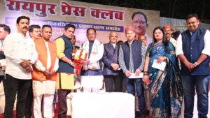 प्रेस लोकतंत्र का चौथा स्तंभ, पत्रकार लोकतंत्र के सच्चे सेनानी: मुख्यमंत्री विष्णुदेव साय