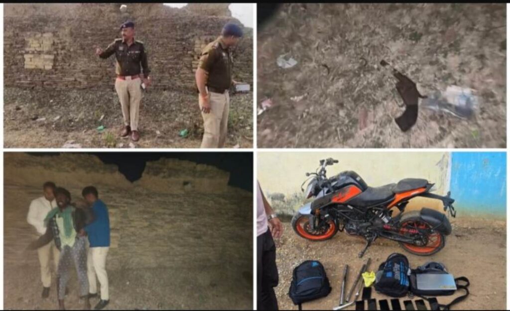 पुलिस व बदमाशों में हुई मुठभेड़, लूट–डकैती और हत्या के प्रयास से दहशत फैलाने वाला गिरोह ध्वस्त