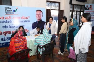 सांसद नवीन जिन्दल की पहल पर लाडवा में निःशुल्क स्वास्थ्य शिविर का हुआ आयोजन