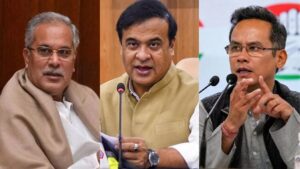 भूपेश बघेल समेत तीन कांग्रेस नेताओं पर 500 करोड़ की मानहानि का मुकदमा, असम के सीएम हेमंत बिस्वा सरमा ने किया केस