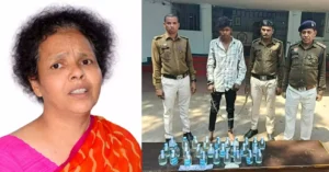 भारतमाला ओवरब्रिज से स्कूलपारा तक छापा! अवैध शराब बेचते युवक-महिला रंगे हाथ गिरफ्तार