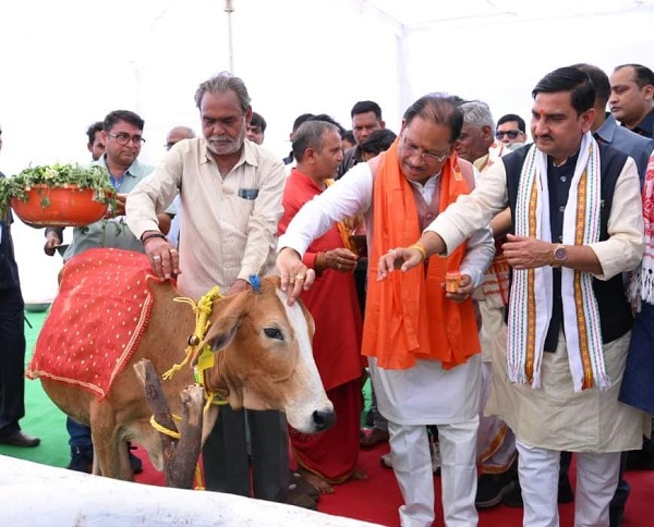 मुख्यमंत्री विष्णुदेव साय ने गौधाम योजना का किया शुभारंभ : प्रदेश में गोधन संरक्षण को मिला नया आधार