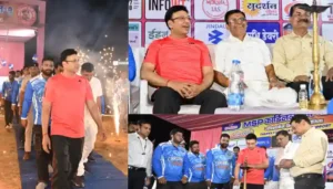एमएसपी कार्डिनल कप सीजन-9 का रंगारंग शुभारंभ, उद्घाटन मैच में पत्रकार एकादश पर पुलिस एकादश की जीत