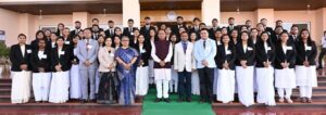  छत्तीसगढ़ राज्य न्यायिक अकादमी के प्रशिक्षु न्यायाधीशों ने मुख्यमंत्री से की सौजन्य मुलाकात