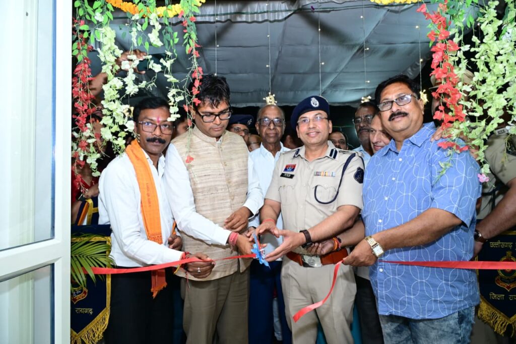 Raigarh News: वित्त मंत्री ओपी चौधरी ने किया नवीन थाना जूटमिल भवन का लोकार्पण