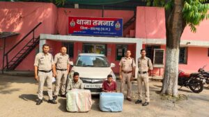 “ऑपरेशन आघात” में रायगढ़ पुलिस की बड़ी सफलता, 60 किलो गांजा के साथ 2 तस्कर गिरफ्तार