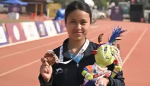 जनवरी 2026 में रेस-वॉक शुरू करने वाली शिलांग की युवा एथलीट बेथलीन माकरी ने खुद पर यकीन रखते हुए खेलो इंडिया ट्राइबल गेम्स में जीता कांस्य पदक