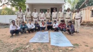 CG: वन विभाग की बड़ी कार्रवाई, तेंदुए की 2 खाल के साथ 9 आरोपी गिरफ्तार