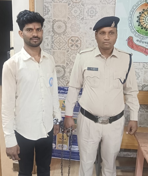 सांसद पर आपत्तिजनक टिप्पणी करने वाला युवक गिरफ्तार, रायपुर एम्स को लेकर पोस्ट किया था वीडियो