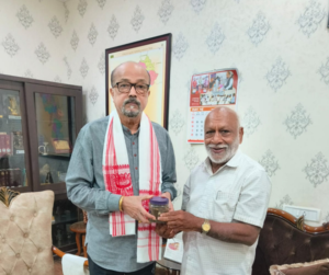 ’छत्तीसगढ़ चाय व्यापारी संघ के उपाध्यक्ष ने की राज्यपाल से सौजन्य भेंट’