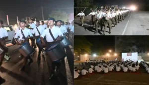 रायगढ़ की सड़कों पर गूंजा घोष, कदम से कदम मिलाकर निकले सैकड़ों स्वयंसेवक