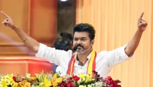 तमिलनाडु में विजय की राजनीति में धुआंधार एंट्री! TVK 109 सीटों पर आगे, DMK तीसरे नंबर पर