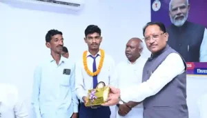 सपना देखना और उसे लक्ष्य में बदलकर निरंतर प्रयास करना ही सफलता की कुंजी – मुख्यमंत्री साय