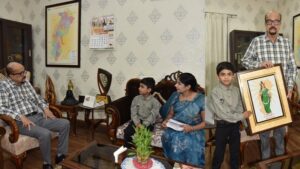 ‘गूगल बॉय’ रुद्र को, लोक भवन में मिला सम्मान