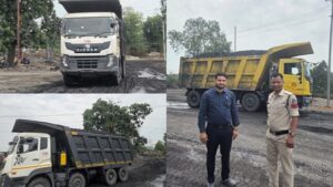 Raigarh News: छाल में SECL सिलो कांटा पर बड़ी कार्रवाई, बिना तिरपाल कोयला ढोने वाले ट्रकों के कटे चालान