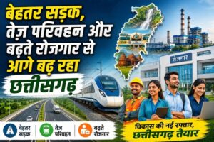 बेहतर सड़क, तेज़ परिवहन और बढ़ते रोजगार से आगे बढ़ रहा छत्तीसगढ़, LEADS 2025 में ‘हाई परफॉर्मर’ राज्य बना छत्तीसगढ़, आमजन और उद्योगों दोनों को मिलेगा लाभ