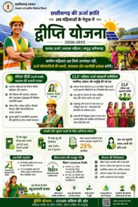 छत्तीसगढ़ का ऊर्जा आत्मनिर्भरता की ओर कदम ‘सोलर दीदी’, महिलाओं के नेतृत्व में संचालित होगी ‘द्वीप्ति योजना’