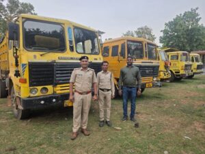 CG में अवैध खनिज कारोबार पर बड़ी कार्रवाई, खनिज विभाग ने रेत और चुना पत्थर के अवैध परिवहन में 36 वाहन किए जब्त