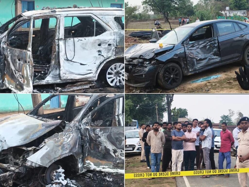 रात 11 बजे घेर ली फॉर्च्यूनर, टिपर से दरवाजे कर दिए जाम… फिर जिंदा जलाने की खौफनाक साजिश, एक की मौत