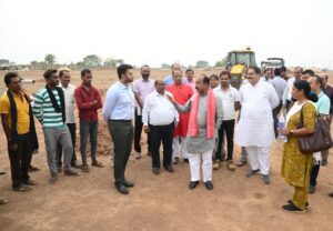 Raigarh: डिप्टी सीएम अरुण साव ने इंटिग्रेटेड स्पोर्ट्स स्टेडियम का किया स्थल निरीक्षण, कुछ दिनों पहले शुरू हुआ है काम