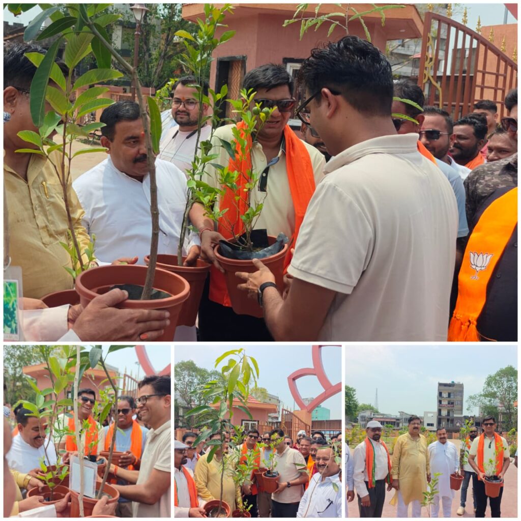 Raigarh: विश्व पर्यावरण दिवस पर रायगढ़ में विशेष पहल: सिंधुर पार्क में वित्त मंत्री ओ.पी. चौधरी ने किया वृक्षारोपण