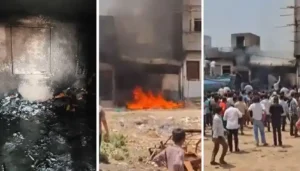 जयपुर की पटाखा फैक्ट्री में भीषण आग, बच्चे समेत 4 की मौत; 4 मजदूर गंभीर रूप से झुलसे