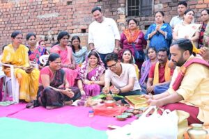 रायगढ़ वार्ड क्रमांक 26 को मिली सामुदायिक भवन की सौगात, वित्त मंत्री ओ.पी. चौधरी ने किया भूमिपूजन