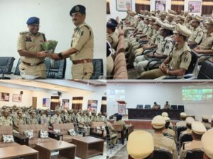 पुलिस महानिरीक्षक बिलासपुर रेंज राम गोपाल गर्ग द्वारा रेंज स्तरीय समीक्षा बैठक का आयोजन, रेंज में पदस्थ नव-नियुक्त सब-इंस्पेक्टरों की ली गई समीक्षा बैठक
