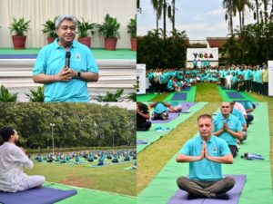 जिंदल स्टील में उत्साहपूर्वक मनाया गया अंतर्राष्ट्रीय योग दिवस