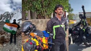 CG: 10 हजार KM की बाइक यात्रा पूरी कर लौटे शिवम, देशभर में सुनाई बदलते बस्तर की कहानी, युवाओं को दिया पर्यटन का संदेश