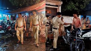Raigarh News: एसएसपी शशि मोहन सिंह के निर्देशन पर शहर में विजुअल पुलिसिंग को बढ़ावा, कोतवाली पुलिस की देर शाम सघन फुट पेट्रोलिंग