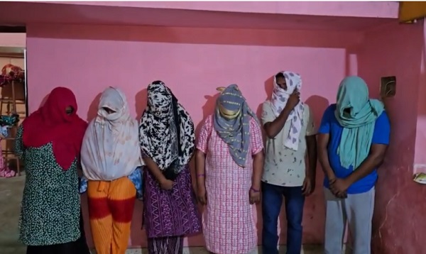 रायगढ़ पुलिस की देह व्यापार के विरुद्ध बड़ी कार्रवाई, किराये के मकान में चल रहे सेक्स रैकेट का भंडाफोड़