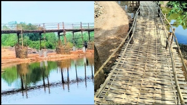 नक्सलवाद पर भारी पड़ी विकास की राह- नारायणपुर के दुर्गम क्षेत्र में आईटीबीपी ने ग्रामीणों के साथ मिलकर 250 फीट लंबा पुल किया खड़ा