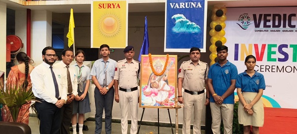 वेदिक इंटरनेशनल स्कूल, रायगढ़ में गरिमामय पदभार ग्रहण समारोह (इन्वेस्टिचर सेरेमनी) का भव्य आयोजन