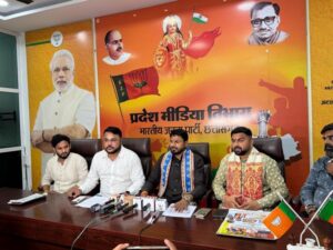 2 लाख युवाओं व नव-मतदाताओं को भारतीय जनता पार्टी और युवा मोर्चा के साथ जोड़ना है – राहुल टिकरिहा
