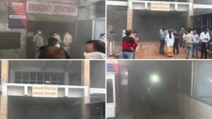 रायपुर के मेकाहारा अस्पताल के इमरजेंसी वार्ड में लगी आग, मरीजों में मची अफरा-तफरी
