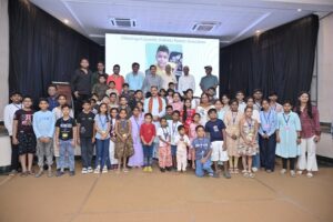 दस साल के सफर पर CGJDPA का बड़ा आयोजन, स्वास्थ्य मंत्री श्याम बिहारी जायसवाल ने बच्चों के साथ बैठकर किया भोजन